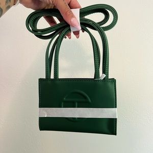 BRAND NEW TELFAR SMALL SHOPPER IN LEAF COLOR